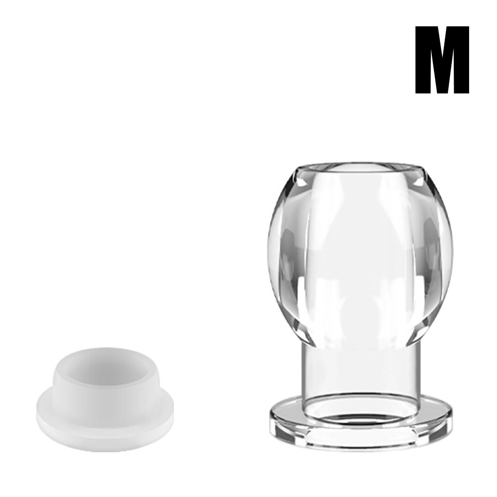 Anal Dilator Transparent Enema Sex Toys Vagina Butt Plugs For Women Men Gay Hollow Anal Plug Anal Speculum Plug Adult Sex Toys