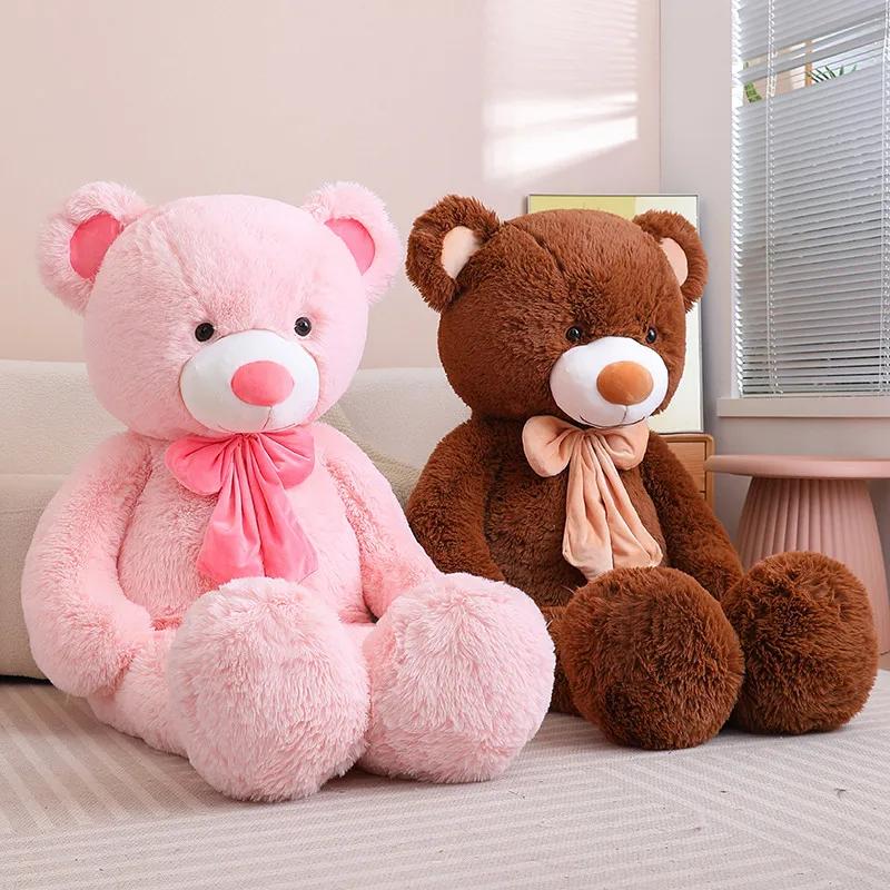 High Quality 5 Colors Teddy Bear with Bowknot Stuffed Animals Bear Plush Toys Doll Pillow Kids Lovers Birthday Baby Gift