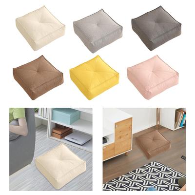 Bodensitzkissen für Stuhl, Abnehmbarer waschbarer Bezug, Großer Futon-Hocker, Sitz