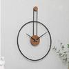 Creative Simple Wall Clock Retro Round Silent Hanging Watch Nordic Modern Living Room Office Wall Decorations Large Wall Clocks