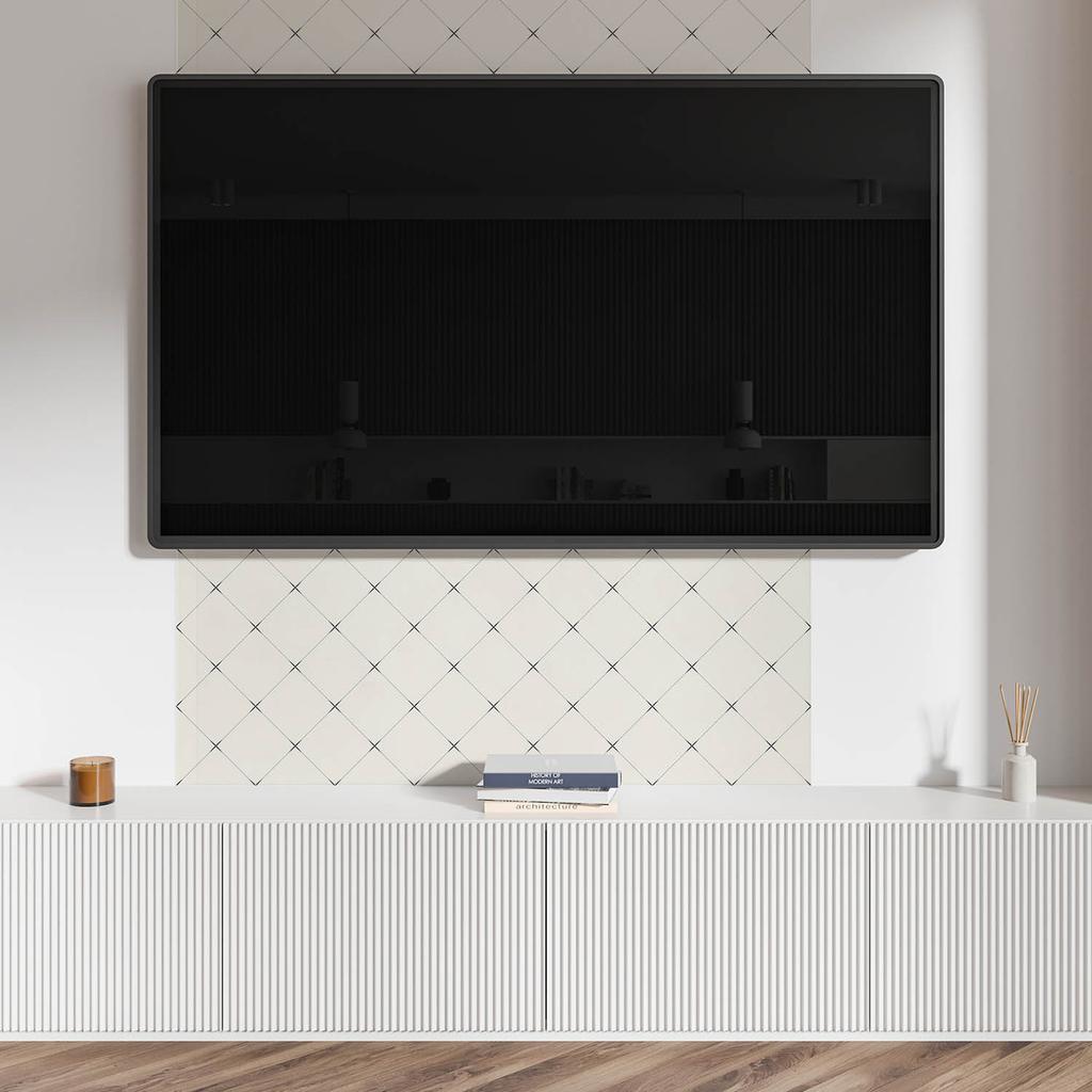 Self-Adhesive Vinyl Panel With Print 120x60 Cm Geometric Rhombus Pattern