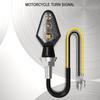 2Pcs Motorcycle Led Turn Signal Light Ip65 Waterproof Motorcycle Led Turn Signal Indicator 3 Led 12V Motorbike Accessories