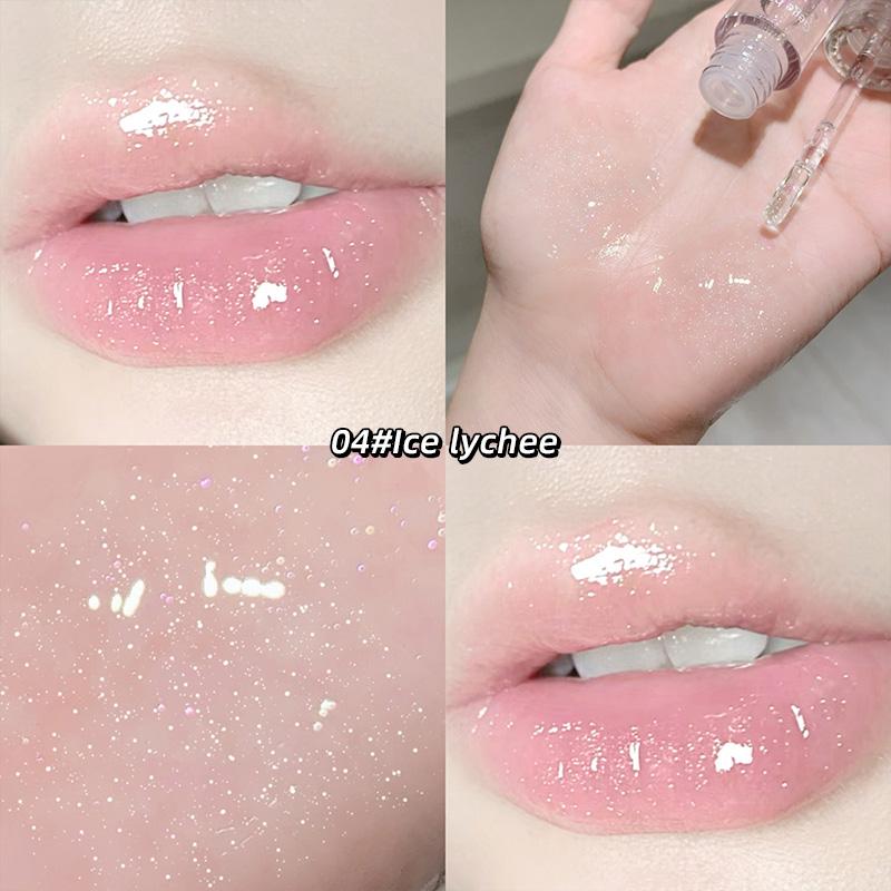 Fruit extract moisturizing lip balm water-shining mirror moisturizing and moisturizing autumn and winter lipstick base lip gloss