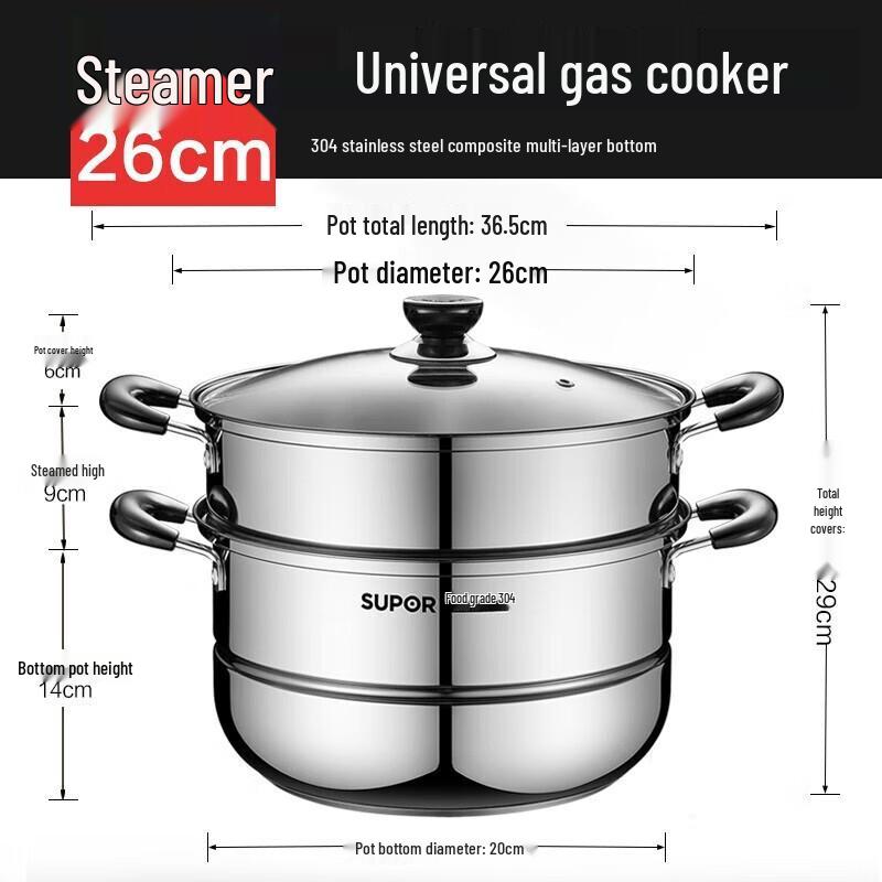 Supor 3-Piece Non-stick Cookware Set