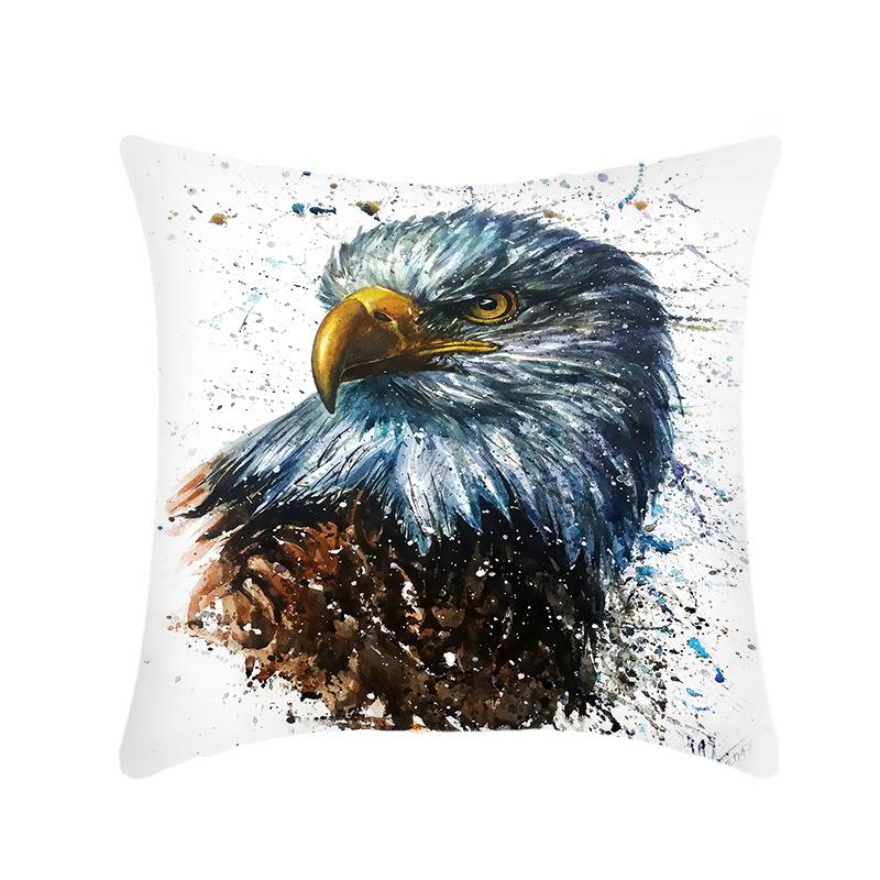 New Style Pillow Statue of Liberty Bald Eagle Printed Plush Sofa Pillow