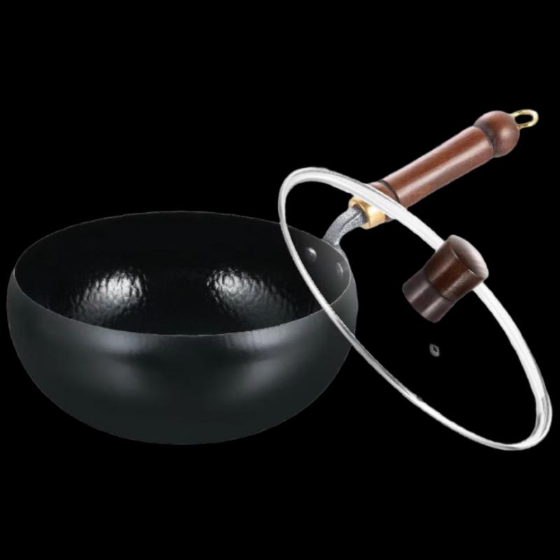 

Wutuo Iron Stir-Fry Pan with Glass Lid