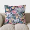 Colorful Floral Pattern Doublesided Printed pillow cover Short plush Suitable living rooms bedrooms sofas throw cushion cover
