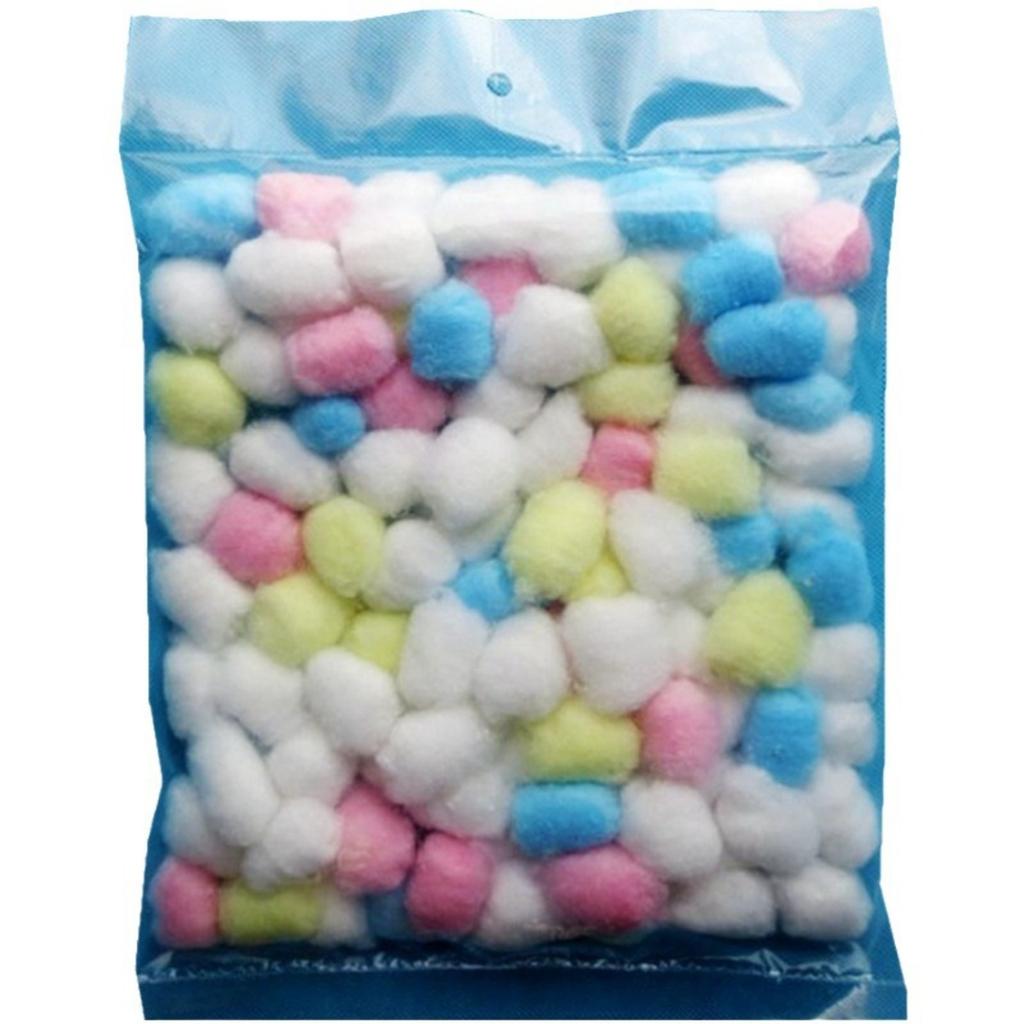 100 Pezzi Palline di Cotone Colorate Giocattoli Animaletti per Criceto Ratto Mouse Materiale per Nido Inverno Mantenere Caldo Riempimento Casa