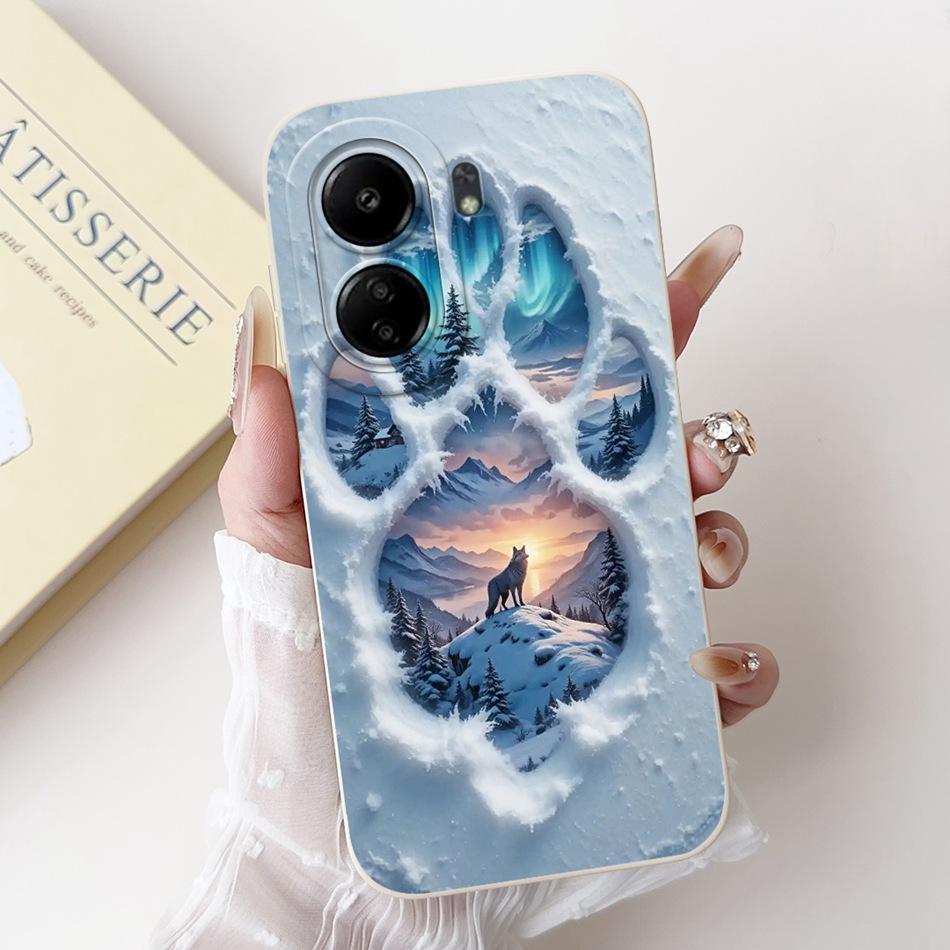 For Xiaomi Redmi 13C New Fashion Dusk Beach Painting Case For Redmi 13C 4G Soft Silicone Phone Cases