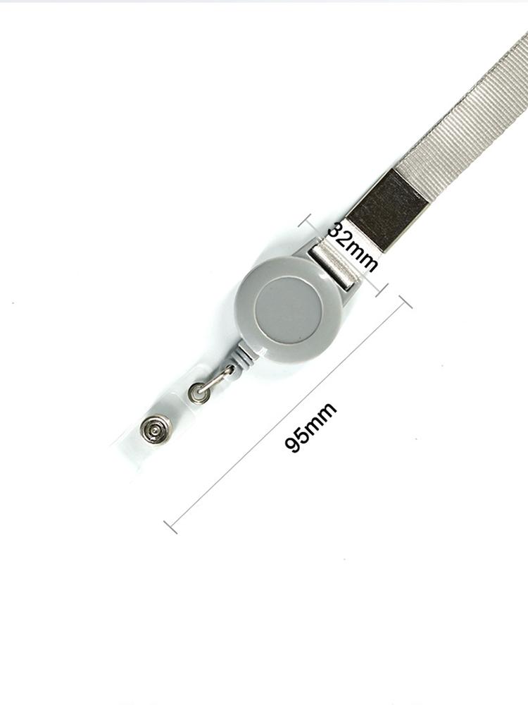 Retractable Work Permit Hanging Rope Stretchable Long Lanyard Office ID Card Holder Porta Credenciales Carte Infirmière