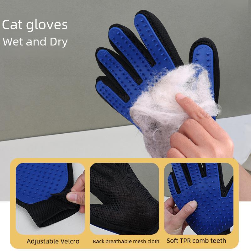 8-Piece Pet Grooming Set: Detangling Comb, Straight Comb, Nail Clippers, File, Hair Removal Knife, Cleaning & Grooming Tools.