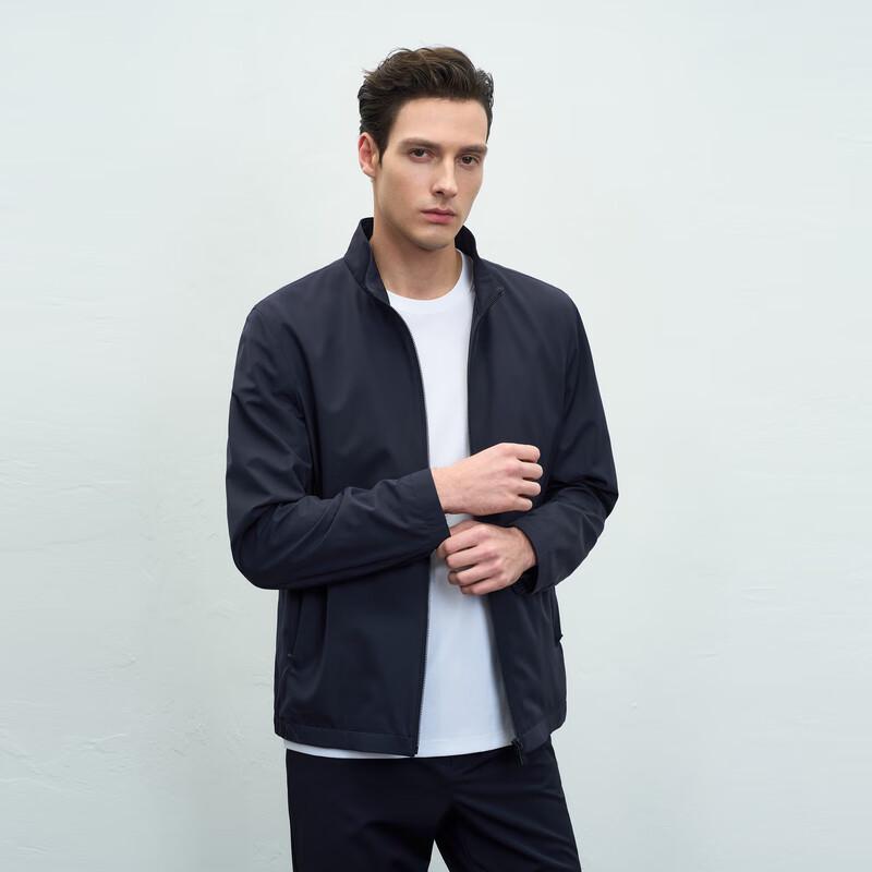 EMZ Ordos Men's Silk Blend Lightweight Business Jacket