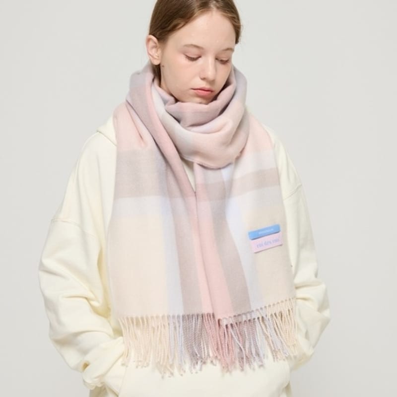 ROIDESROIS [1+1] Classic Easy-Touch Check Muffler (16 Colors)