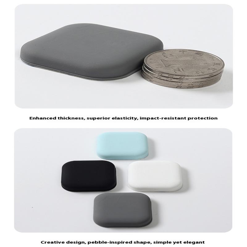 4Pcs Silicone Door Crash Pad Anti-Collision Safety Protector Door Handle Bumper Reusable Durable Shock Absorber Furniture Fittin