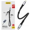 Dudao L10P Lightning - Usb-C Pd 20W 0,23M Cable - Black