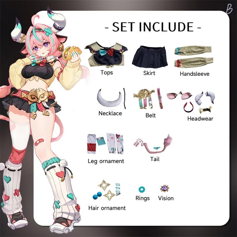 Genshin Impact Varesa Cosplay Costume Adult Carnival Uniform  Anime Halloween Party Costumes Masquerade Women Game