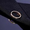 3MM dünner Titanstahl Roségold Paar Ring einfache Mode Roségold Farbe Fingerring für Frauen und Männer Herrengeschenke