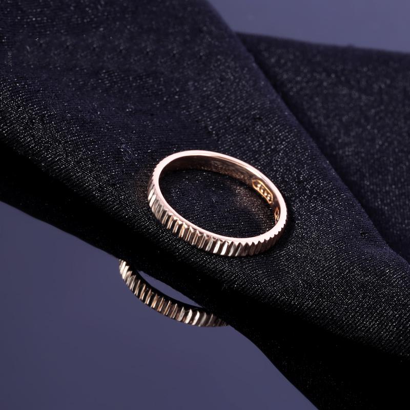 3MM dünner Titanstahl Roségold Paar Ring einfache Mode Roségold Farbe Fingerring für Frauen und Männer Herrengeschenke