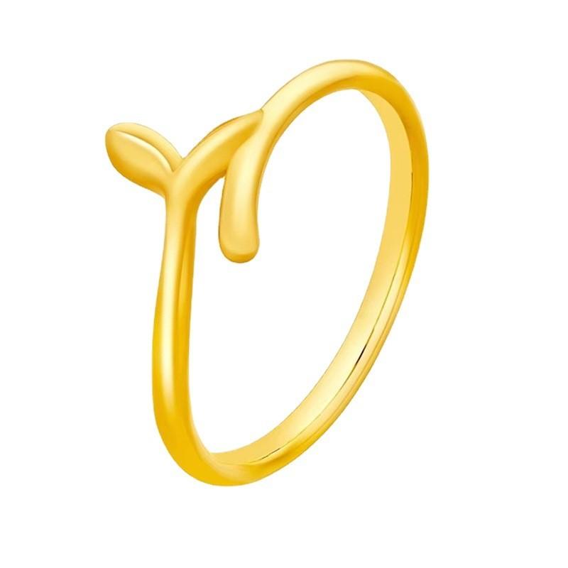 Adorable Fish Adjustable Tail Ring For Her Unique Gold Plated Couples Jewelry Gift