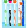 Plastic Tongue Brush Cleaner Travel Oral Care Tool Freshen Breath Tongue Scraper  Breath Freshening