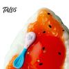 Triangular Rice Ball Squeeze Toy, Anxiety Relief Egg Yolk Rice Ball Toy, Home Office Workers Hand Relaxation Sensory Toy