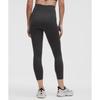 Lululemon Glow Up  sUper High Rise Crop 23  Graphite Grey