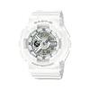 [Casio] Babygie Watch [Domestic Genuine Product] BA-110X-7A3JF Women's White X Silver
