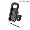 Waterproof Motorcycle Phone Holder Moto Bike Handlebar Mirror Mount for 4.7-6.8 Inch Cellphone Cycling Stand with Touch Screen