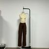 Europäische & Amerikanische Schlanke High Waist Damen Cargo-Hose mit Mehreren Taschen
