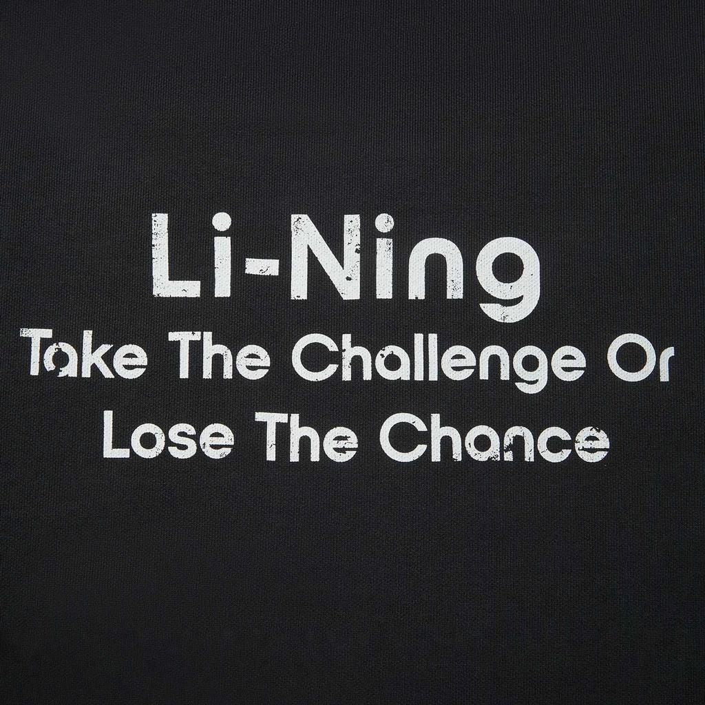 Li Ning Sports Lifestyle Series Letter Round Neck Comfortable Breathable Versatile Casual Loose Sweatshirt Unisex sweatshirt AWDV415-1