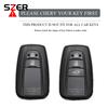 ZYU3 Madingas TPU automobilio raktų pakabukas Raktų dėklas Dangtelis Korpusas Fobas Toyota Corolla Prius Camry CHR C-HR RAV4 Altis Land Cruiser Prado raktams be rakto