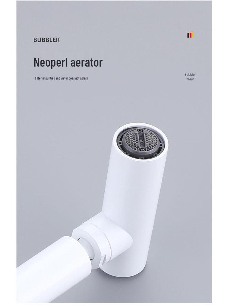 Tenban Rotatable Wall-Mounted Copper Gunmetal Faucet for Hot & Cold Washbasin.