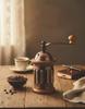 [Used by Many Baristas] Kalita KH-5 Ac Coffee Mill - Wooden and Aluminum Grinder with High Grinding Stability, Adjustable Grind Size, Manual Coffee Gr