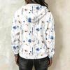 Women's Retro Print Long Sleeve Pullover Hoodie with