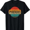 Mens Phineas Name Retro Vintage Sunset Limited Edition T-Shirt