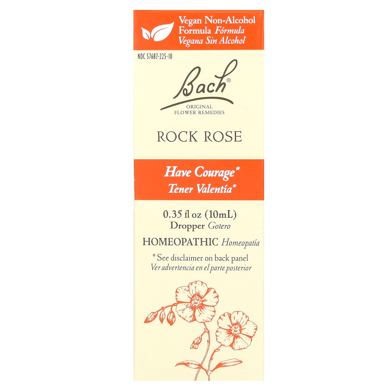 

Original Flower Remedies, Rock Rose, 10Ml(0.35Fl Oz)