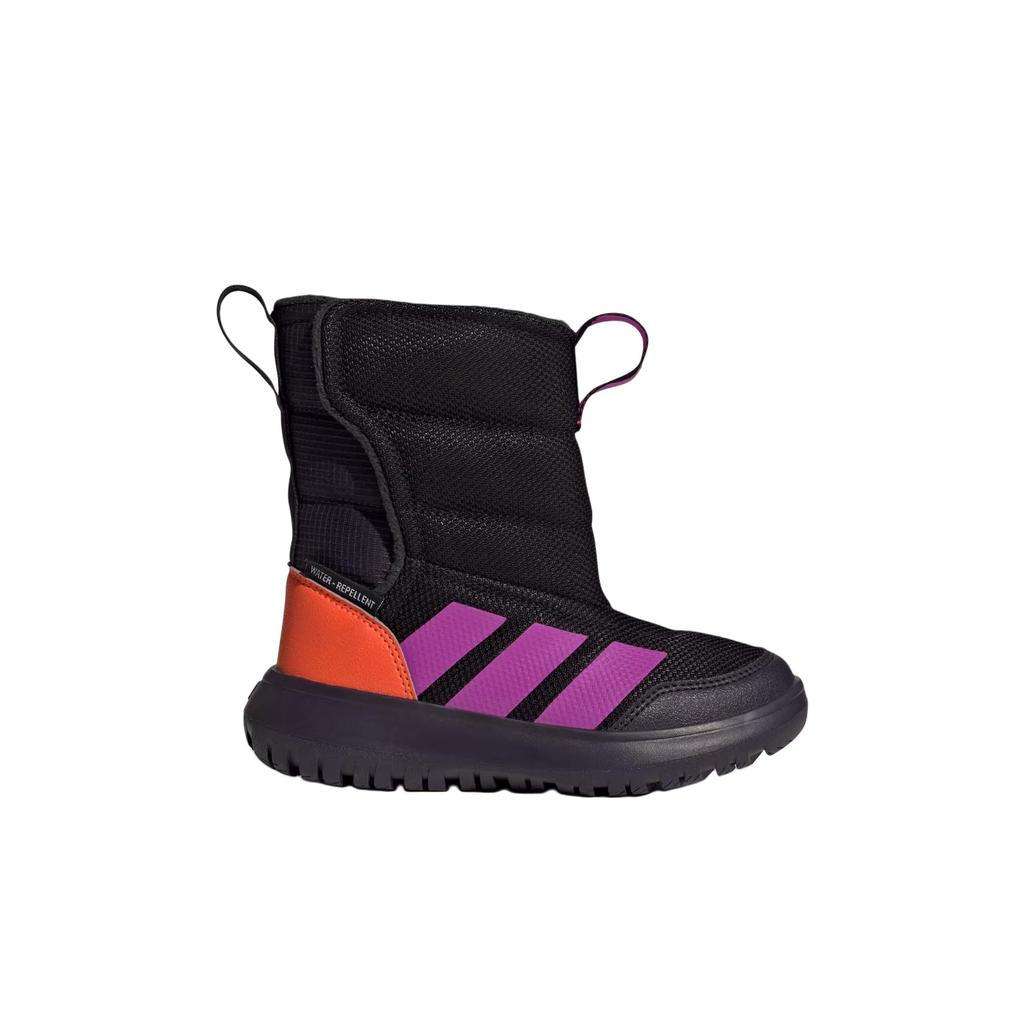 Adidas Winterplay Fashion Comfortable Waterproof High-Top Boots Kids boots Black JQ2633