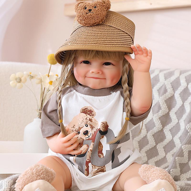 

55cm Princess Reborn Baby Doll - Dress-Up & Bathing Companion Gift