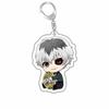 Tokyo Ghoul Keychain Set: Kaneki, Touka & Rize Acrylic Pendants