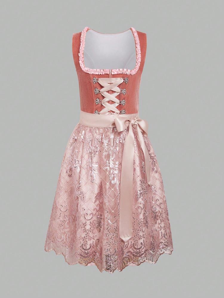 

Bavarian Oktoberfest Women s Party Costume Dress Extra Large (XL)