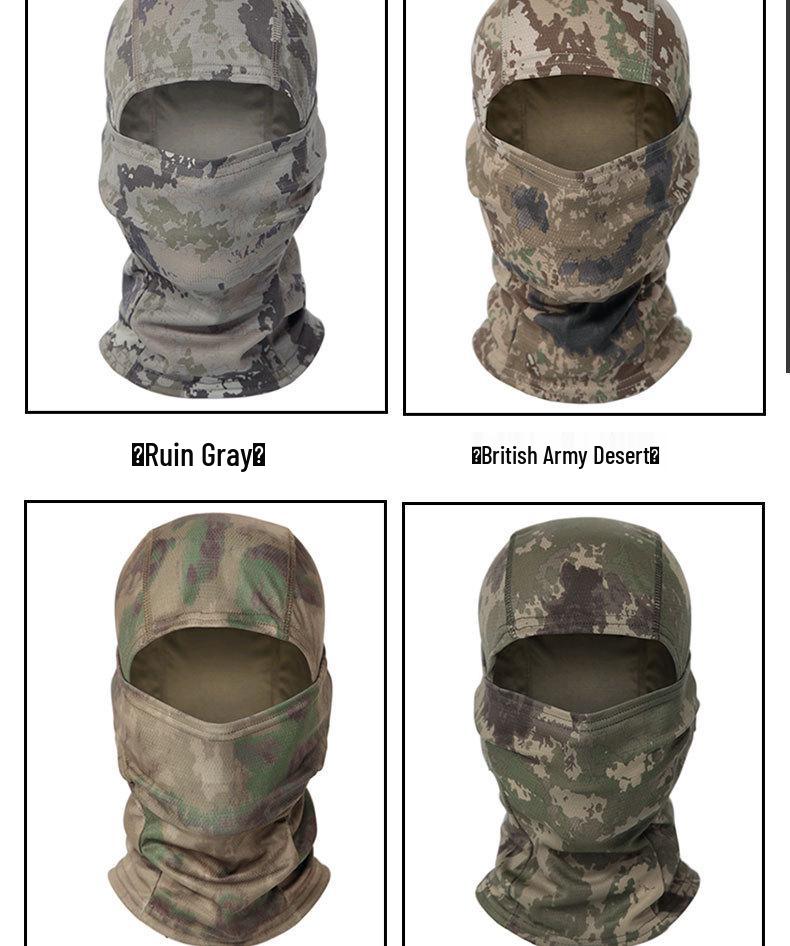 Camouflage Outdoor Sports Balaclava: Dustproof, Sun Protection Cycling Mask