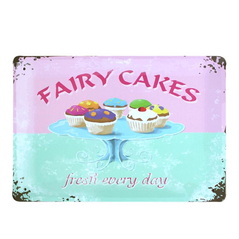 

Винтажный торт, десерт, металлические жестяные вывески, ретро, ​​украшение для дома и кухни, доска, плакат, бар, паб, пекарня, Настенный декор, тарелка, 18 стилей, A903