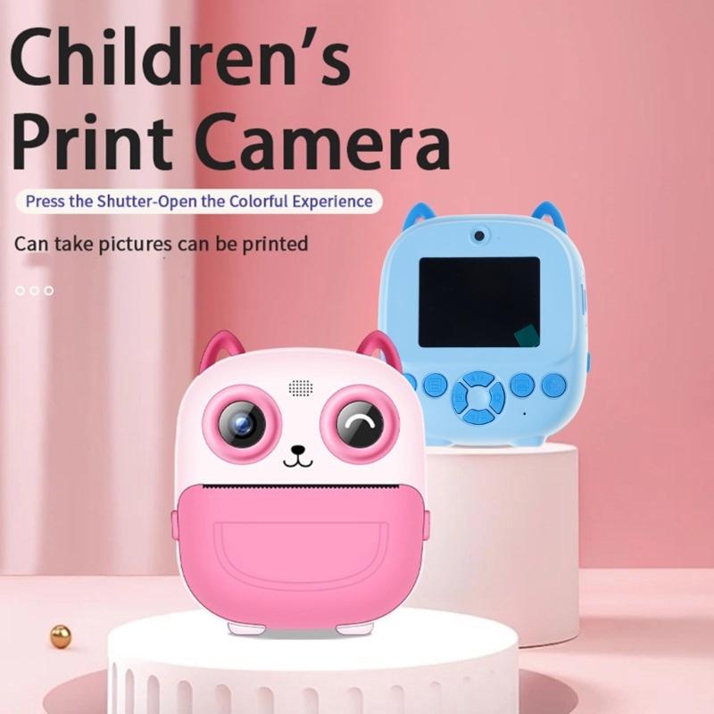 Digital Photo Camera Children Print Camera Mini Thermal Printer Selfie Digital Camera Portable Travel Camera Toy