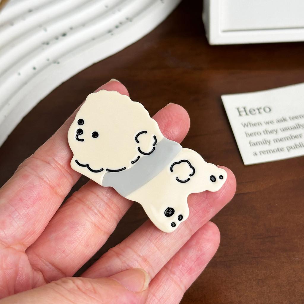 Charming Cute Doodle Dog Hair Clip For Effortless Chic Style In Various Colors