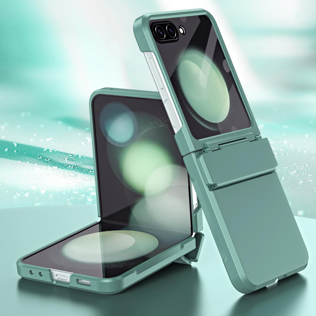 

Для Samsung Galaxy Z Flip 5 Zflip5 складной чехол из закаленного стекла с защитой от падения, пленка для Samsung Z Flip 5 Flip5, защитные чехлы for Samsung Z Flip 5