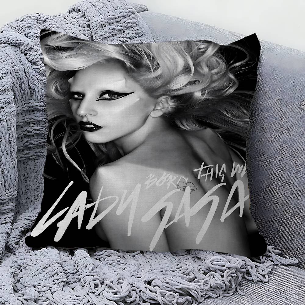 Singer L-Lady Gaga Mayhem Pillowcase Toon Gift Cushion Cover Bedroom Home Sofa Chair Seat Decor Pillow Case