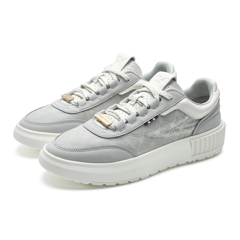 Fila Business Commuting Fashion Low-Top Sneakers Men Sneakers Dusk-Gray Snow-White F12M421210FDS