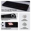 EPOMAKER X AULA F65 PRO Wireless Mechanical Gaming Creamy Gasket PBT Technical Standards Compliance Certified Ice Crystal Keyboard, 65% Layout,
