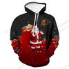 Funny Santa Claus 3d Print Hoodie Men Women Fashion Christmas Hoodies Sweatshit Elk Coats Women Sweats Womens Clothing Oversized