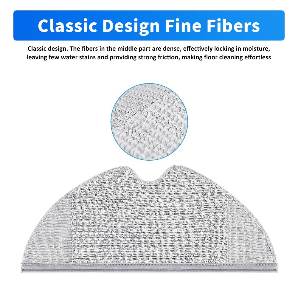 Washable Mop Cloth For Xiaomi Mop MIJIA 1C 2C 1T STYTJ01ZHM STYTJ02ZHM Robot Vacuum For Dreame F9 D9 Wipes Rags Parts